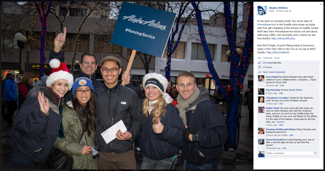 Alaska Airlines - Holiday Social Media Campaign - 2