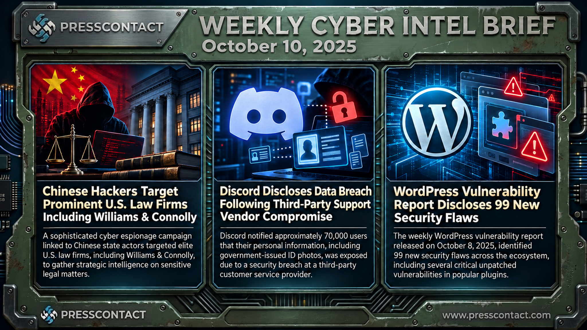 Weekly Cyber Intel Brief | 2025-10-10
