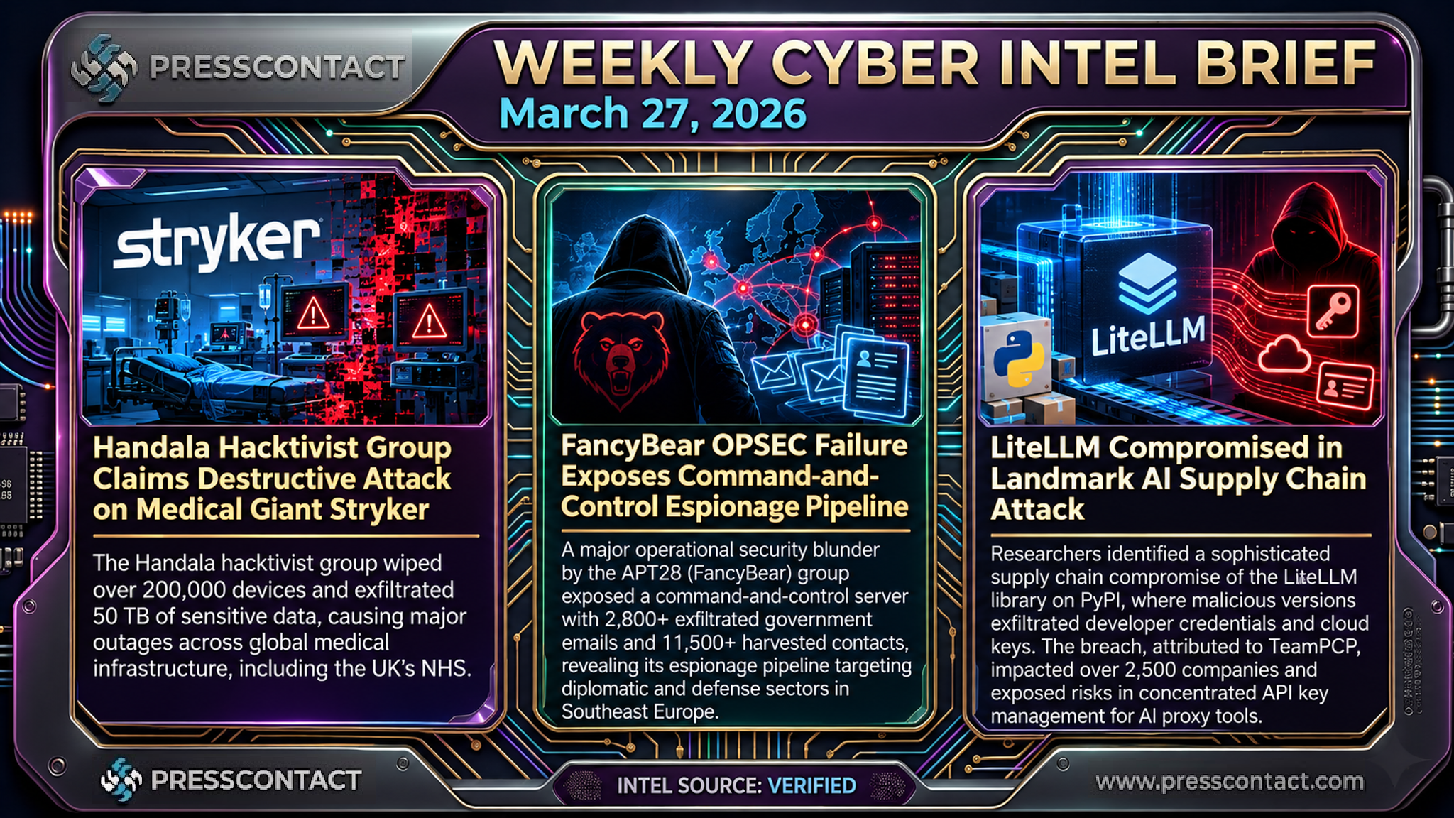 Weekly Cyber Intel Brief | 2026-03-27